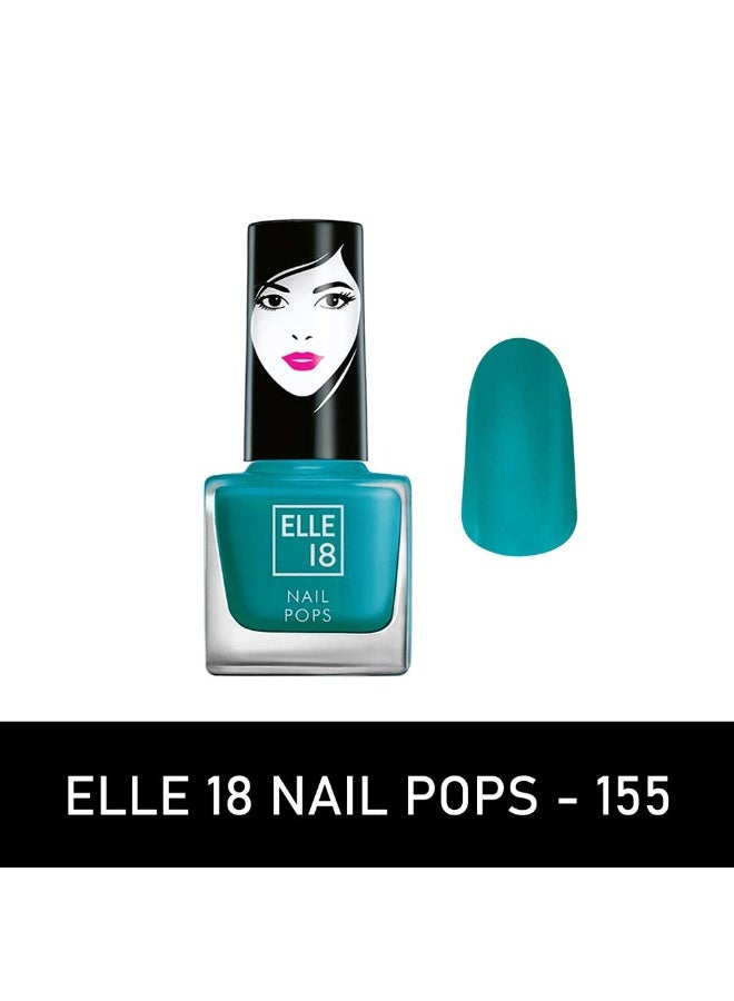 إل 18 طلاء أظافر Elle 18 Nail Pops، لون 155، 5 مل، وطلاء أظافر Elle 18 Nail Pops، لون 156، بلمسة نهائية لامعة، 5 مل - Image 2